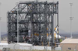 Space Shuttle Atlantis at Edwards Air Force Base, May 29, 2009